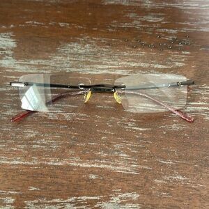 Insight brown/bronze rimless +2.50 readers